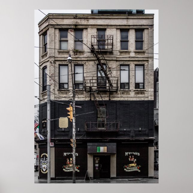 Nr 124 Church St 1 Färgversion Poster (Framsidan)