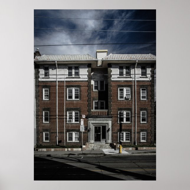 Nr 1836 Queen St E 2 Färg Poster (Framsidan)