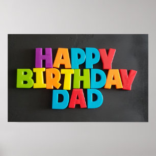 Nr: 185 GRATTIS PÅ FÖDELSEDAGEN PAPPA poster från 