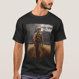 Nr 1 80-årsdagen WW2 Normandie Landings T Shirt