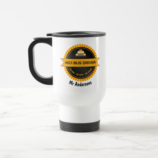 Nr.1 Bussförare Kaffe/Te-mugg Resemugg (Vänster)