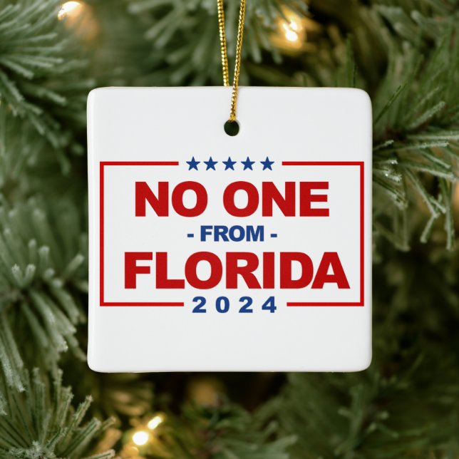 Nr 1 från Florida 2024 Julgransprydnad Keramik (Träd)