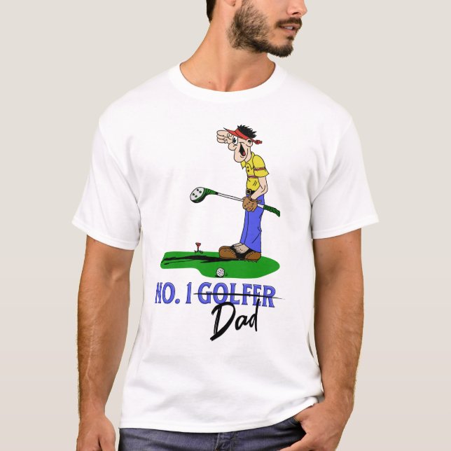 Nr 1 Golfarfar T Shirt (Framsida)