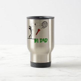 nr. 1 mugg för pappagolfkaffe