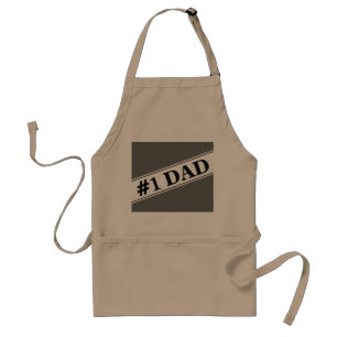 Nr 1 Pappa BBQ Apron för vuxen Förkläde
