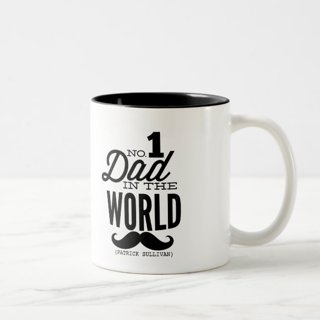 Nr.1 Pappa i World Mustache Mugg (Höger)