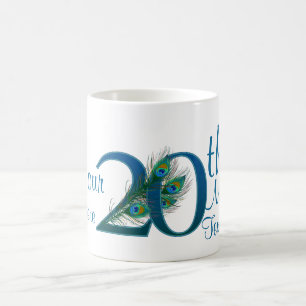 nr. 20 - 20th bröllopsdag eller 20th födelsedag kaffemugg