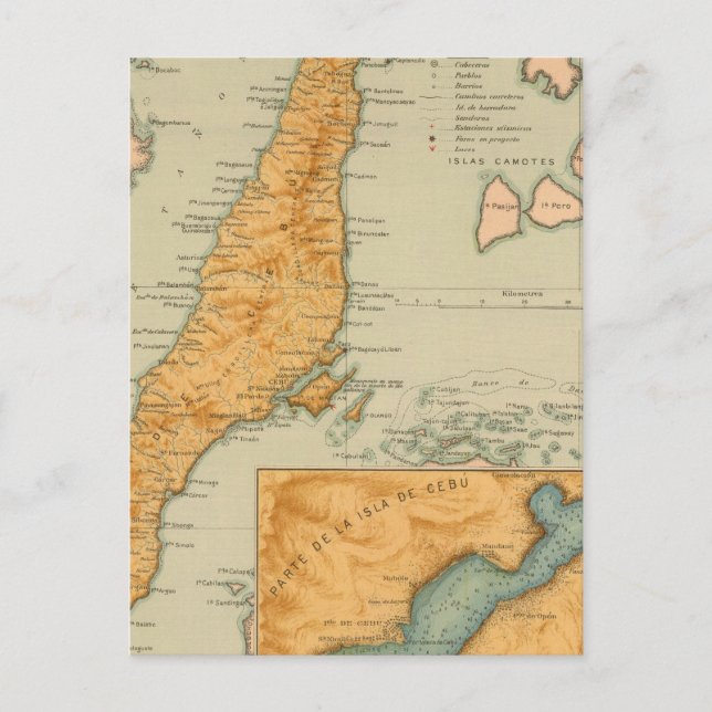 Nr 22 Cebu Vykort (Framsida)