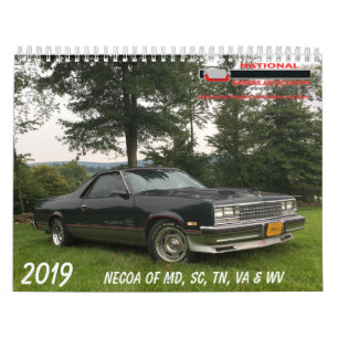 Nr. 22 NECOA av MD, SC, TX, VA & WV Kalender