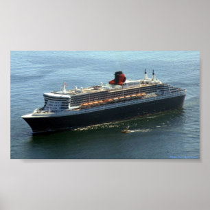Nr. 2 Long Beach eBay för QM II Poster