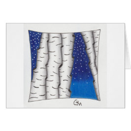 Nr., 35 de önskande stjärnorna hälsningskort