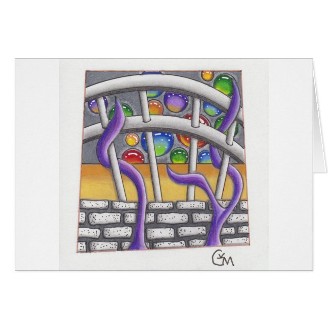 Nr., 36 Jupiter som stiger Hälsningskort (Framsidan Horizontal)