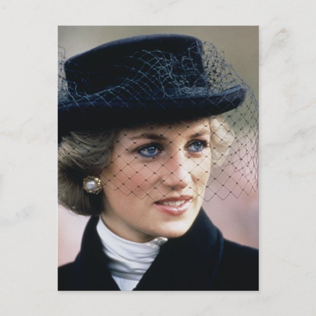 Nr.44 Prinsessan Diana Frankrike 1988 Vykort (Framsida)