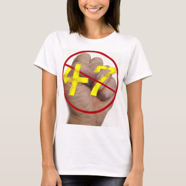 Nr 47 Kvinnors T-shirt (Framsida)