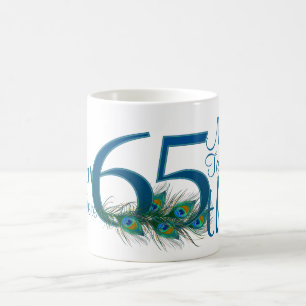 nr. 65 - 65ebröllopsdag eller 65efödelsedag kaffemugg