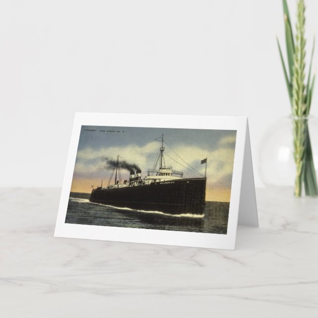 Nr. 6 för Ann Arbor bilfärja - Arthur K. Atkinson Kort (Framsida)