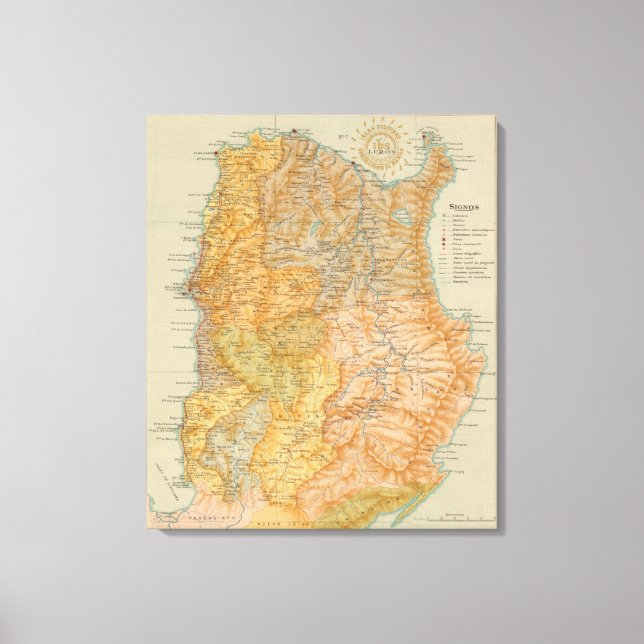 Nr 7 Luzon Canvastryck (Framsida)