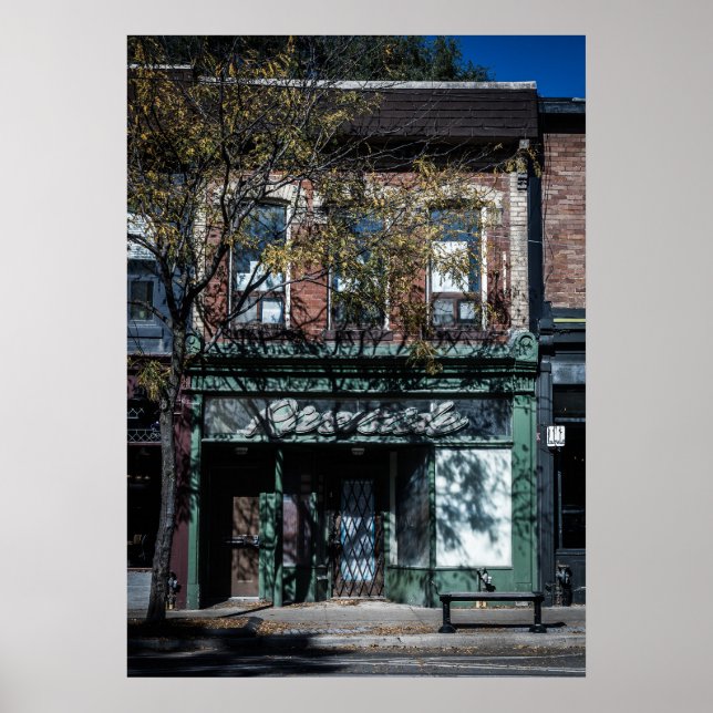 Nr 808 Queen St E 4 Färg Poster (Framsidan)