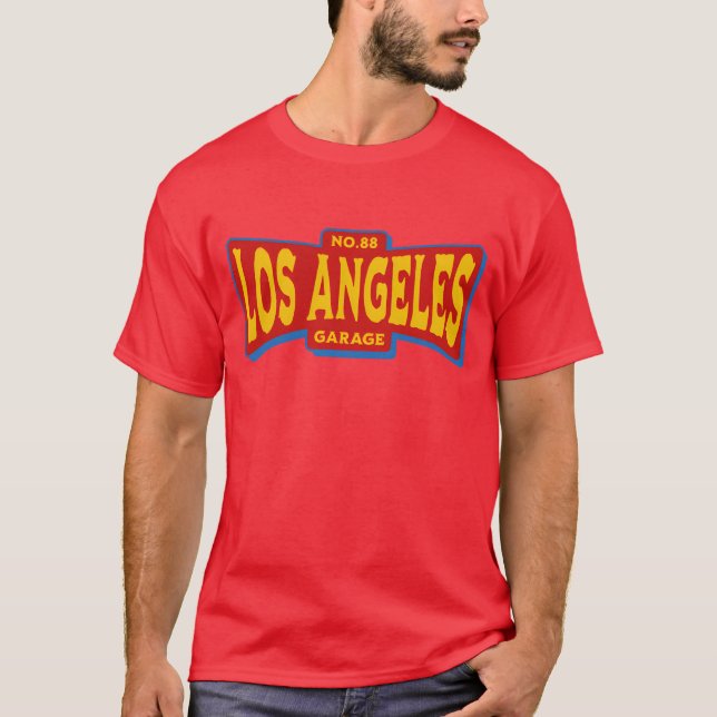 Nr.88 LOS ANGELES Garage T Shirt (Framsida)