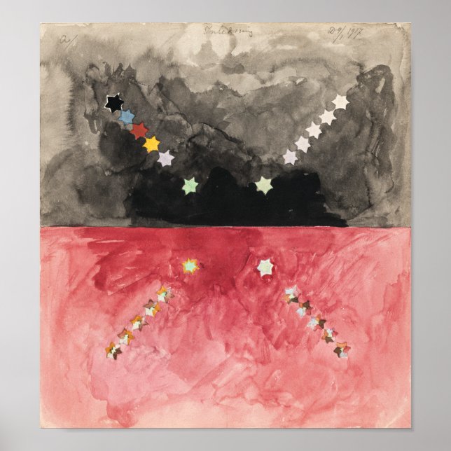 Nr A (Atom-serien) | Hilma af Klint | Poster (Framsidan)