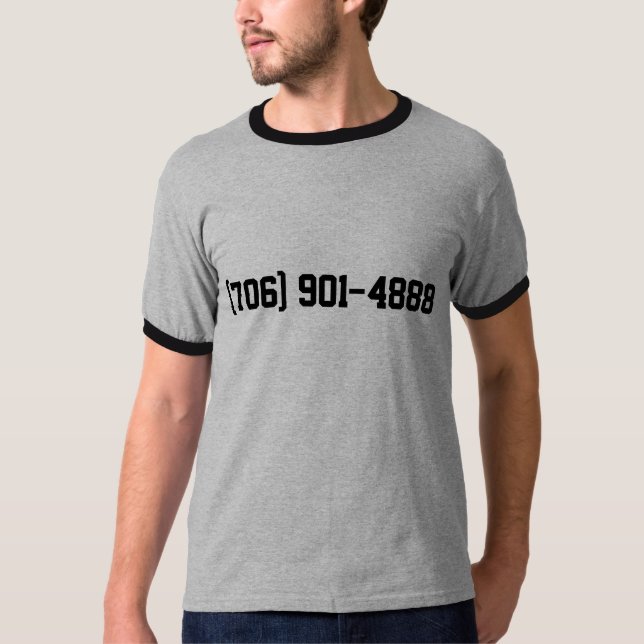 nr. äter x världsT-tröja (grå färg/svarten) T-shirt (Framsida)