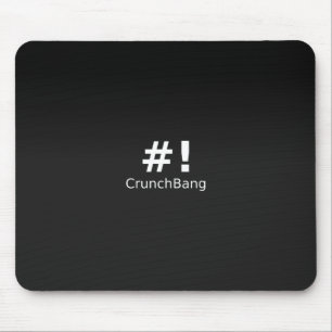 nr.! CrunchBang Linuxsvart Musmatta