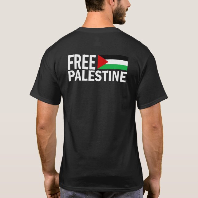 NR KAIZOD Free Palestine T-Shirt (Baksida)