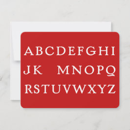 Nr L ’Joke’ Alphabet (Noel) Julkort