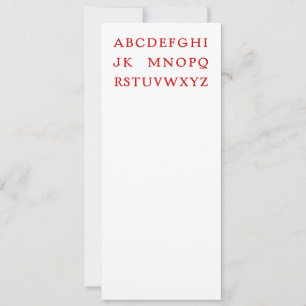 Nr L ’Joke’ Alphabet (Noel) Julkort