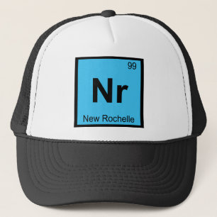 Nr - New Rochelle New York Kemistad Symbol Truckerkeps