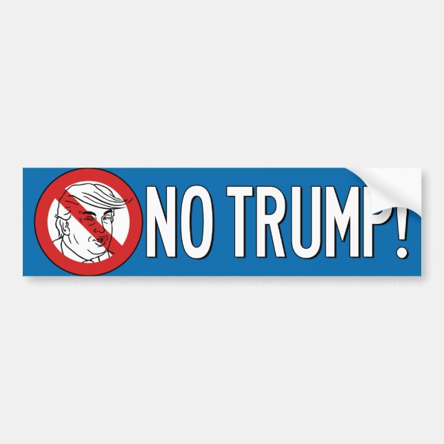 Nr Trump 2016 Bildekal (Framsidan)