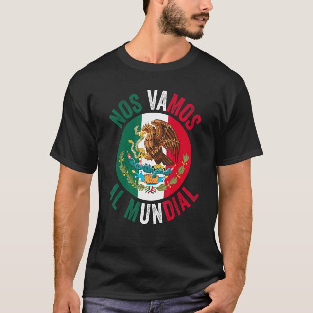 Nr Vamos Al Mundial Mexico 2 T Shirt (Framsida)