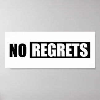 NRA INGET BEKLAGANDE ATTITUDE BLACK WHITE SHOUTOUT POSTER