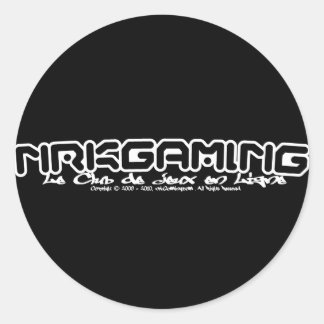 nrkGaming CJL-2011WT Runt Klistermärke