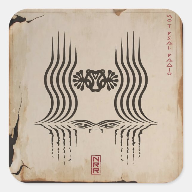 NRR FYRKANTIGT KLISTERMÄRKE (Framsida)