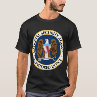 NSA-övervakad enhetsmärkning T Shirt