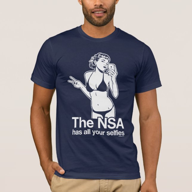 Nsaen har din Selfies T Shirt (Framsida)