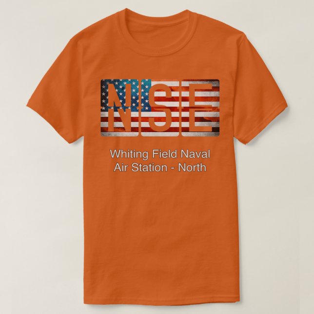 NSE Vitling Fält Naval Luft Station norr  T Shirt (Design framsida)