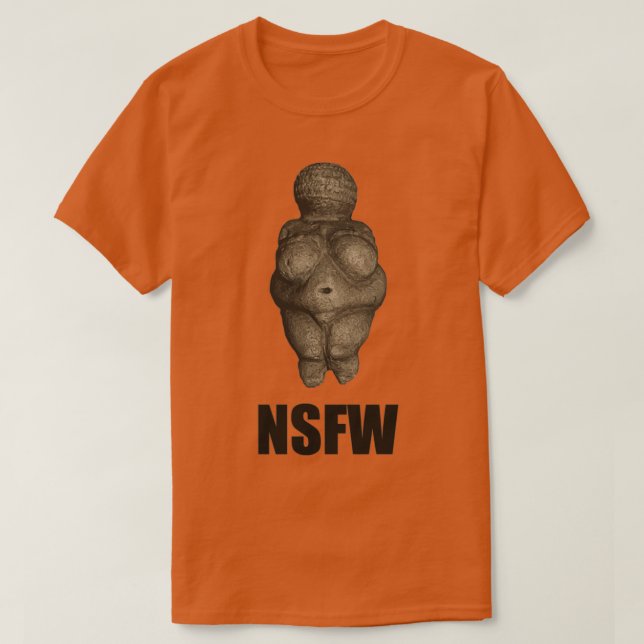 NSFW Prehistorisk Venus Figurine T Shirt (Design framsida)