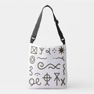 Nsibidi Antik Afrikansk Axelväska