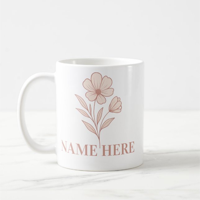 nspirational Gift Personalized Name  Kaffemugg (Vänster)