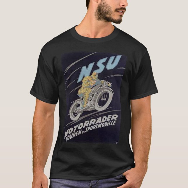 nsumotorcykel t shirt (Framsida)