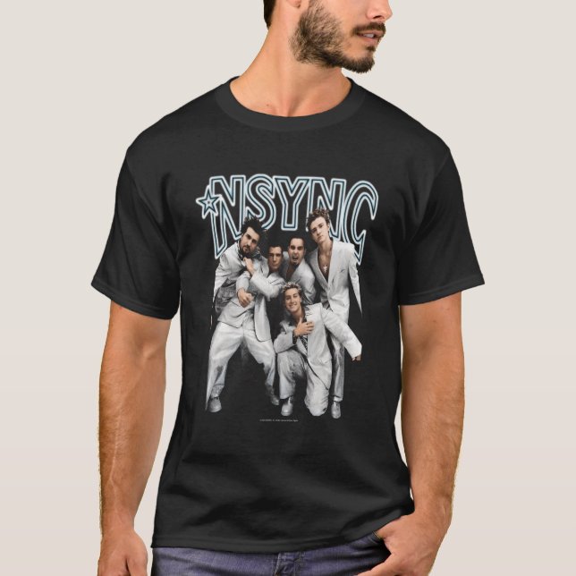 Nsync Officiell Diamond Ringar T Shirt (Framsida)