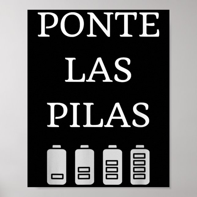 Nte Las Las Spanish Saying Motivational  Poster (Framsidan)