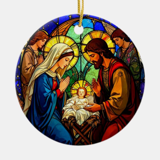 Ntivity Träd Ornamental Julgransprydnad Keramik (Framsidan)