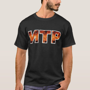 NTP avfyrar på T-shirt