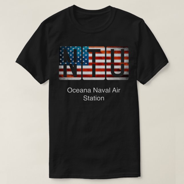 NTU Oceana Naval Luft Station  T Shirt (Design framsida)