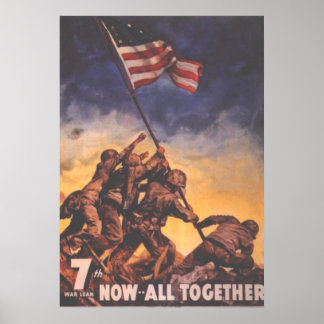 Nu alla tillsammans med amerikanska marinsoldater poster