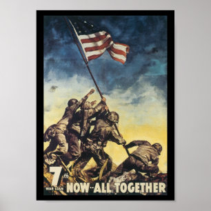 Nu alla tillsammans världskrig 2 poster