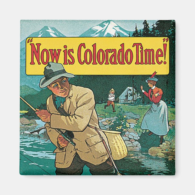 Nu är det Colorado Time Magnet (Framsidan)